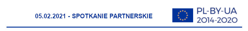 Logo PL-BY-UA spotkanie partnerskie 05.02.2021